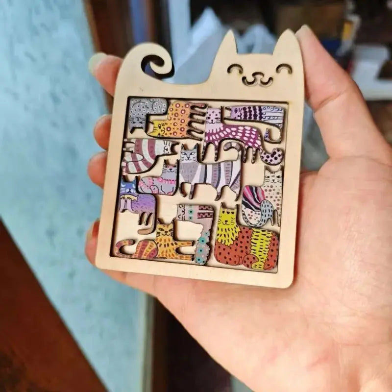 puzzle en forme de chat I boutique1one 1set
