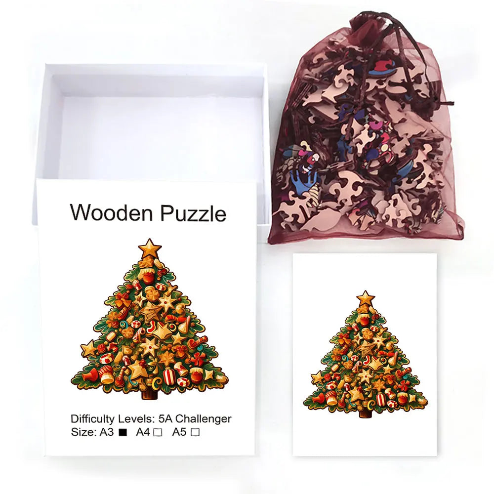 puzzle en forme de sapin de noël I boutique1one