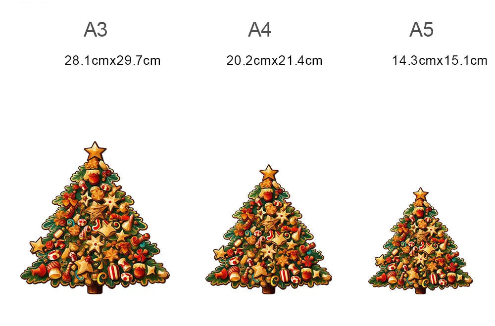 puzzle en forme de sapin de noël I boutique1one