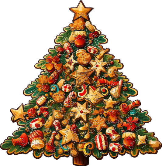 puzzle en forme de sapin de noël I boutique1one