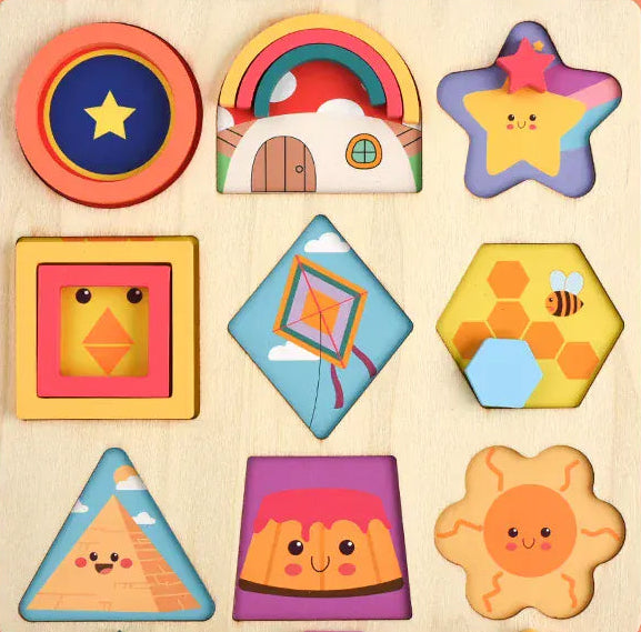 puzzle en forme géométrique I boutique1one