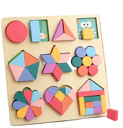 puzzle en forme géométrique I Full Puzzle MODÈLE-2
