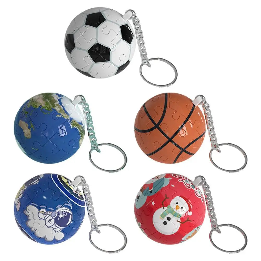 puzzle en porte clés ballon de foot I boutique1one