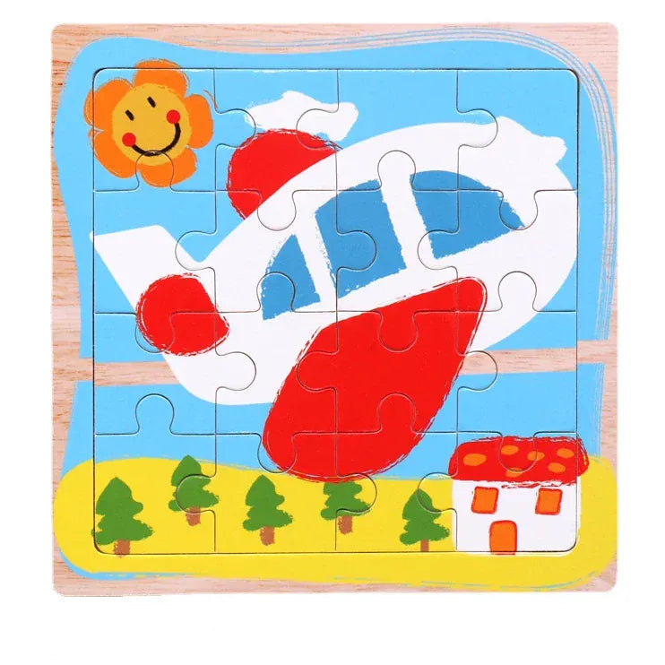 puzzle enfant animaux et autres I boutique1one 1-16pcsB