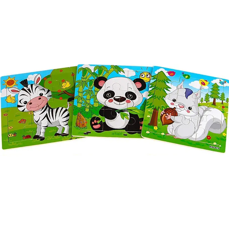 puzzle enfant animaux et autres I boutique1one 3-9pcs B