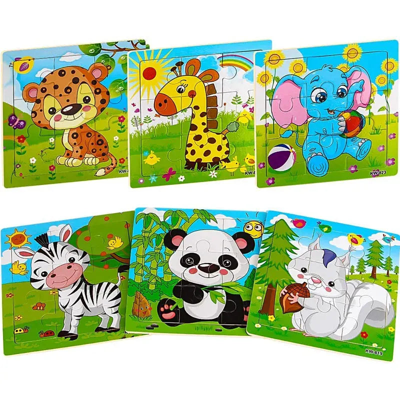 puzzle enfant animaux et autres I boutique1one 6-9pcs