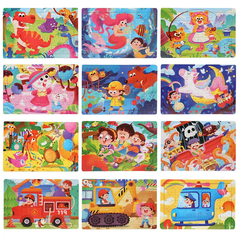 puzzle enfant animé et coloré I boutique1one