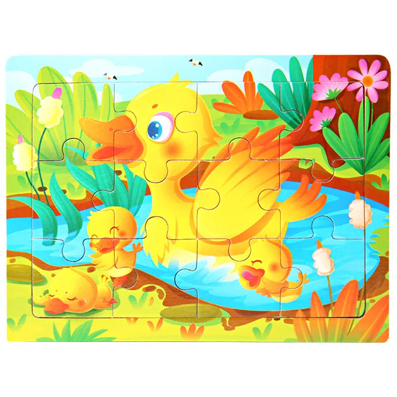 puzzle enfant coloré I boutique1one 10-duck
