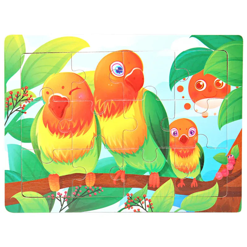 puzzle enfant coloré I boutique1one 11-bird
