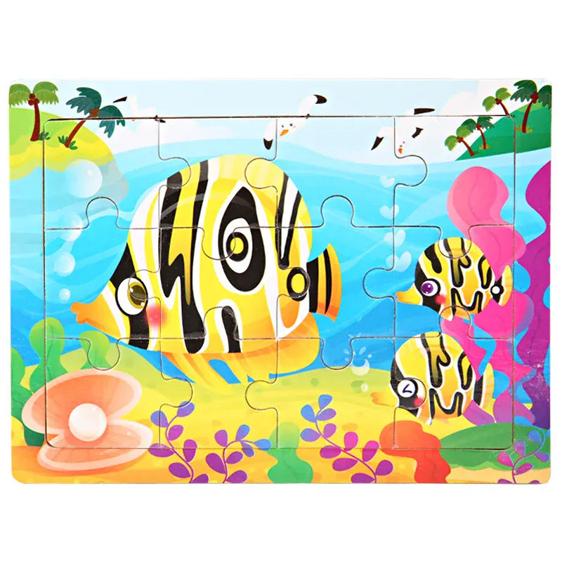 puzzle enfant coloré I boutique1one 14-sea Animals