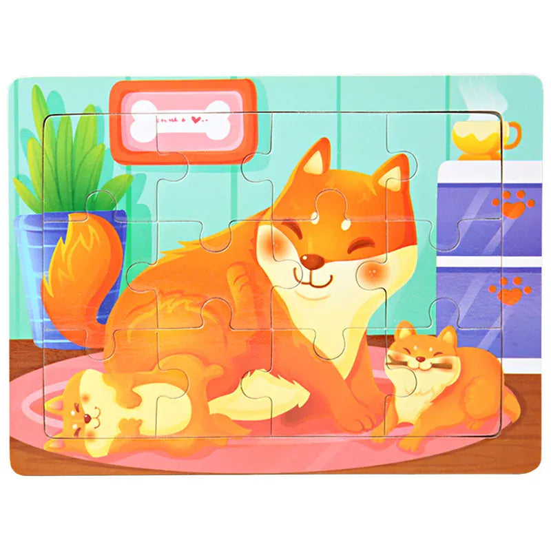 puzzle enfant coloré I boutique1one 2-cat