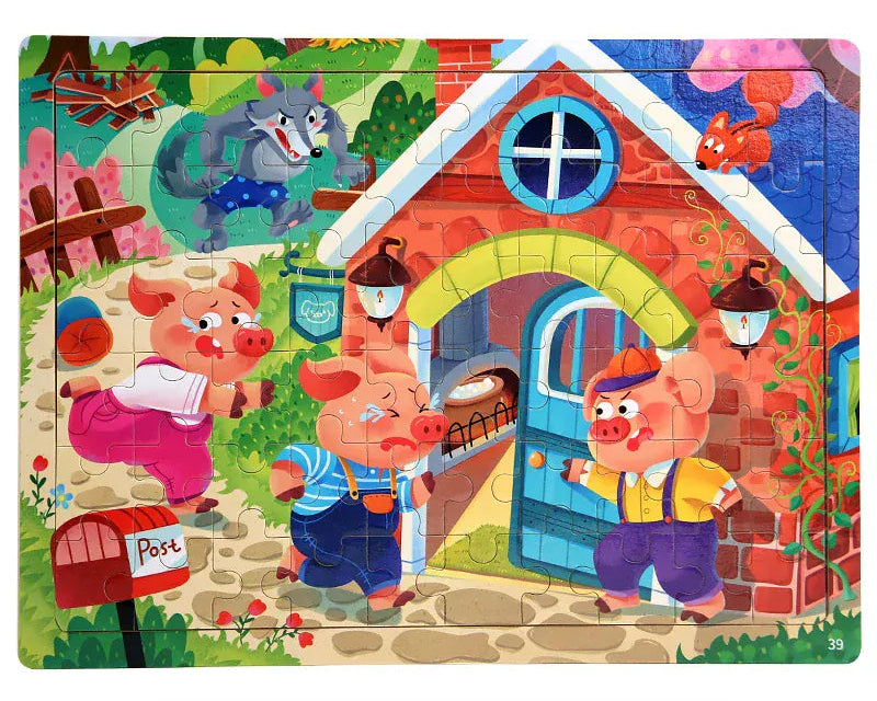 puzzle enfant dessins animés et autres I boutique1one black