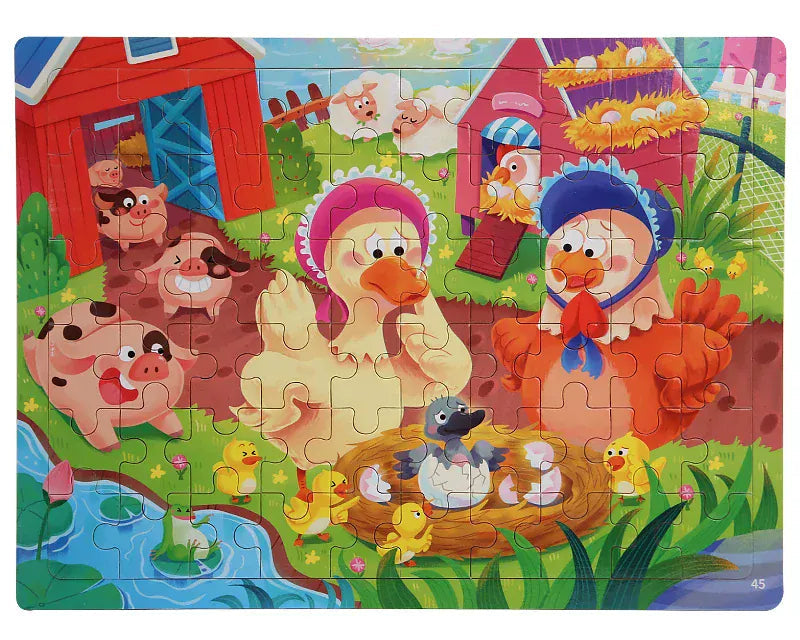 puzzle enfant dessins animés et autres I boutique1one Red