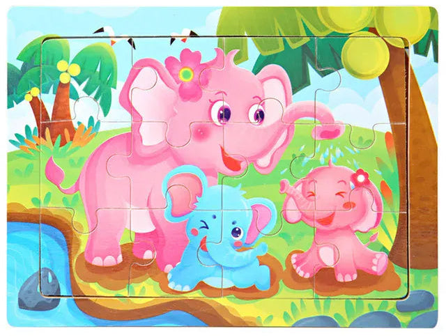 puzzle enfant different choix I boutique1one Elephant