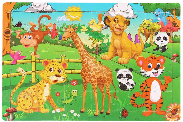 puzzle enfant different choix I boutique1one Forest Animal