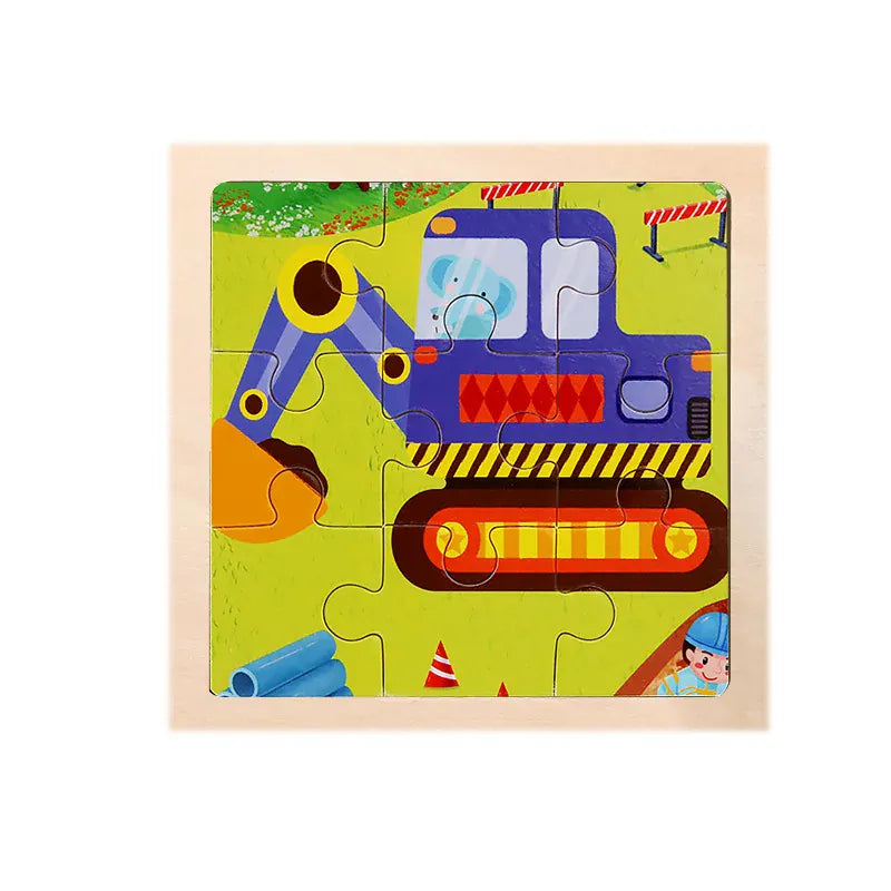 puzzle enfant educatif I boutique1one Excavator / CHINA