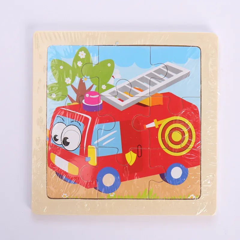 puzzle enfant educatif I boutique1one Fire Truck / CHINA