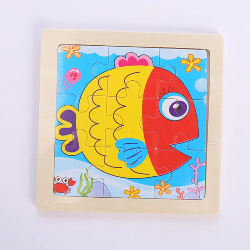 puzzle enfant educatif I boutique1one Fish / CHINA