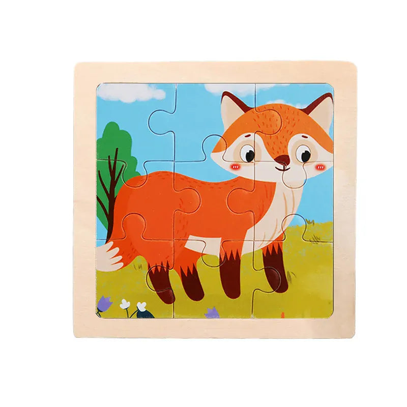 puzzle enfant educatif I boutique1one Fox / CHINA