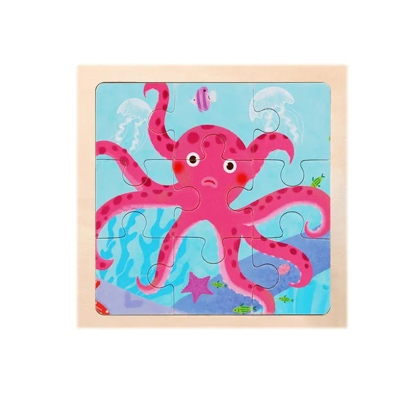 puzzle enfant educatif I boutique1one octopus / CHINA
