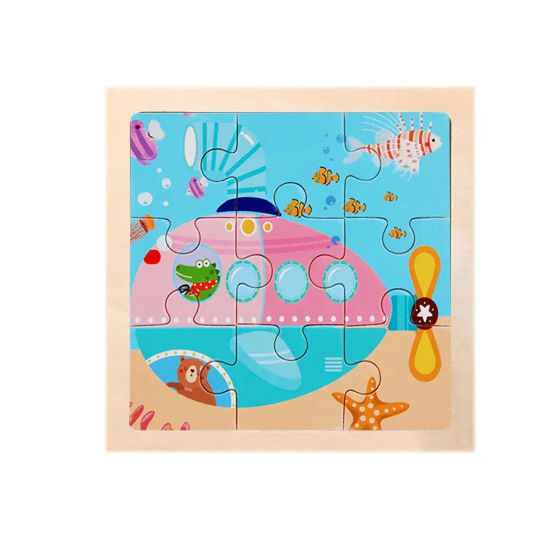 puzzle enfant educatif I boutique1one Submarine / CHINA