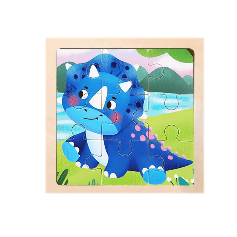 puzzle enfant educatif I boutique1one Triceratops / CHINA