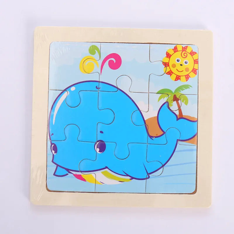 puzzle enfant educatif I boutique1one Whale / CHINA