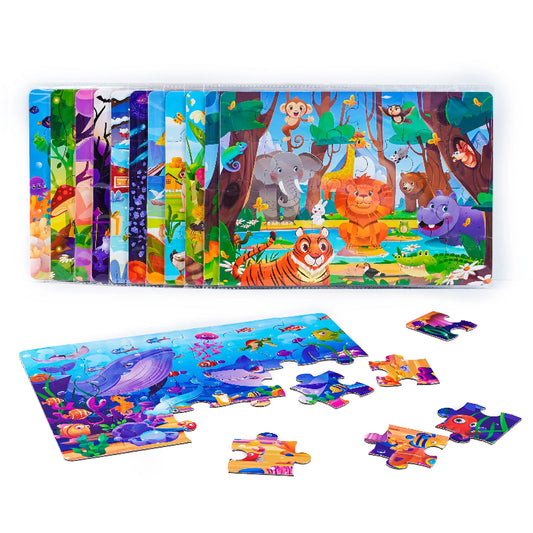 puzzle enfant jungle et mer I boutique1one