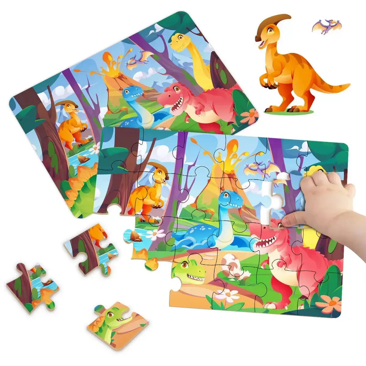 puzzle enfant jungle et mer I boutique1one 1set