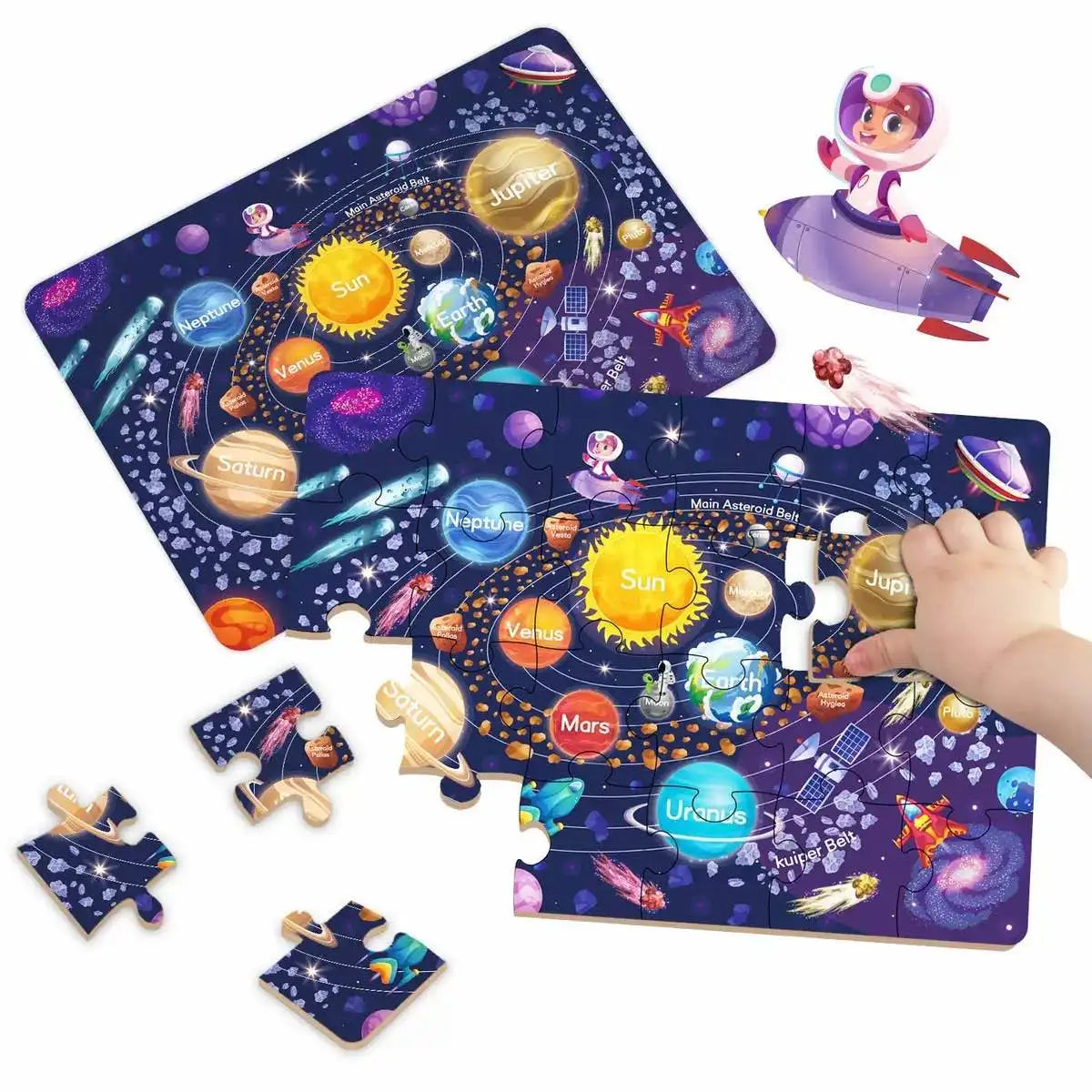 puzzle enfant jungle et mer I boutique1one 1set 2