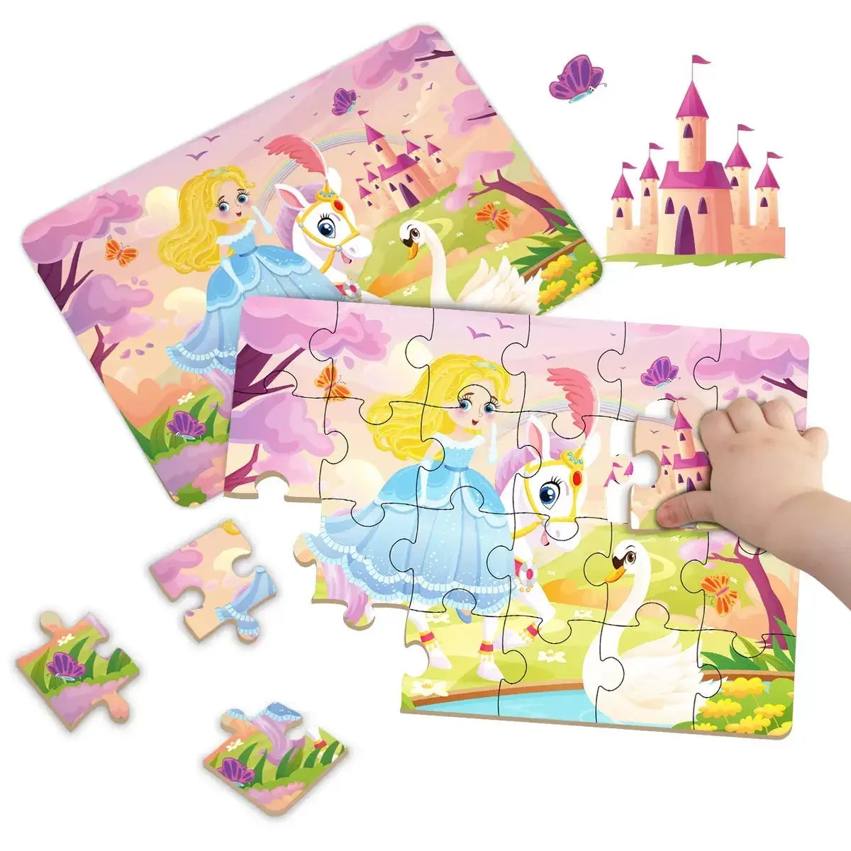 puzzle enfant jungle et mer I boutique1one 1set 4