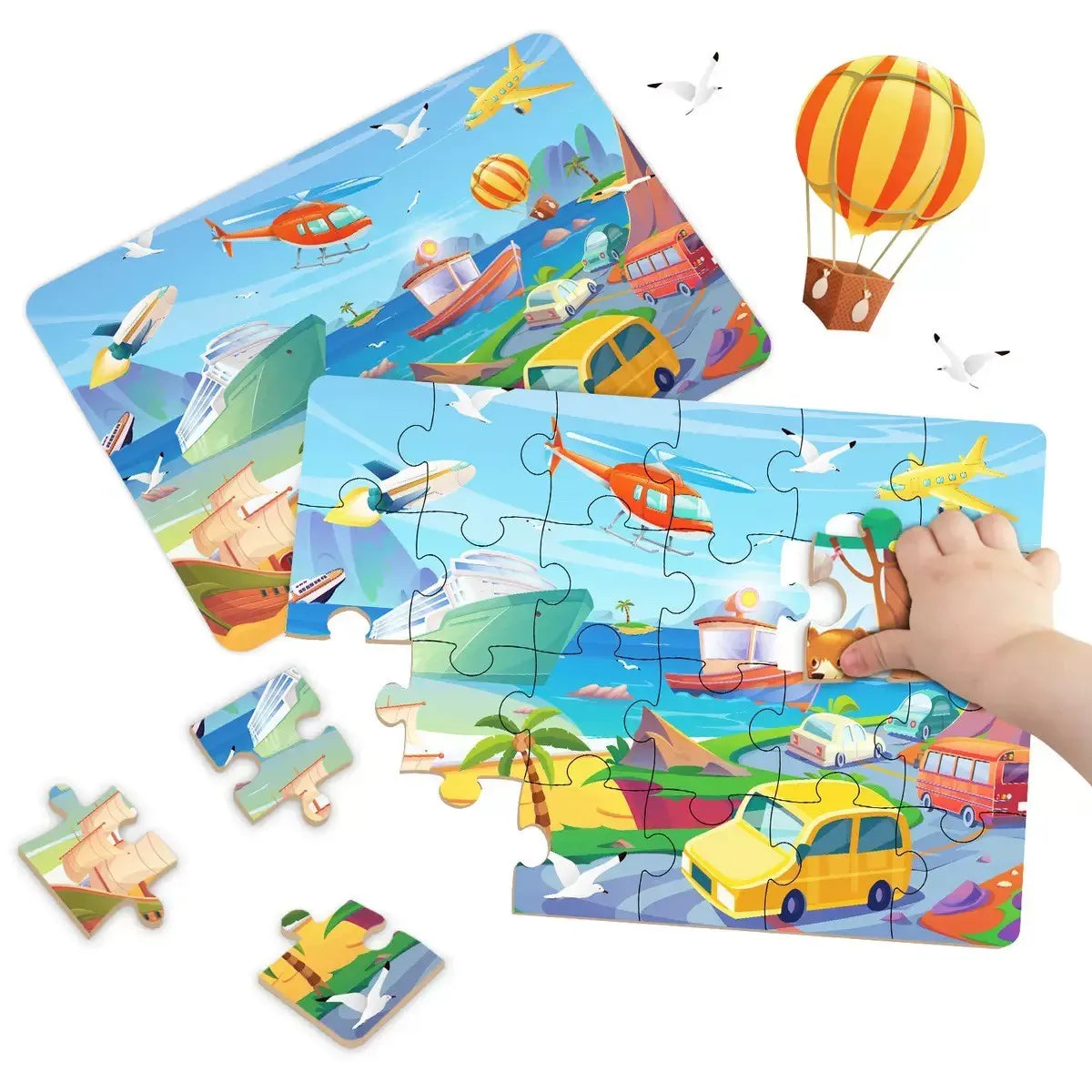 puzzle enfant jungle et mer I boutique1one 1set 5