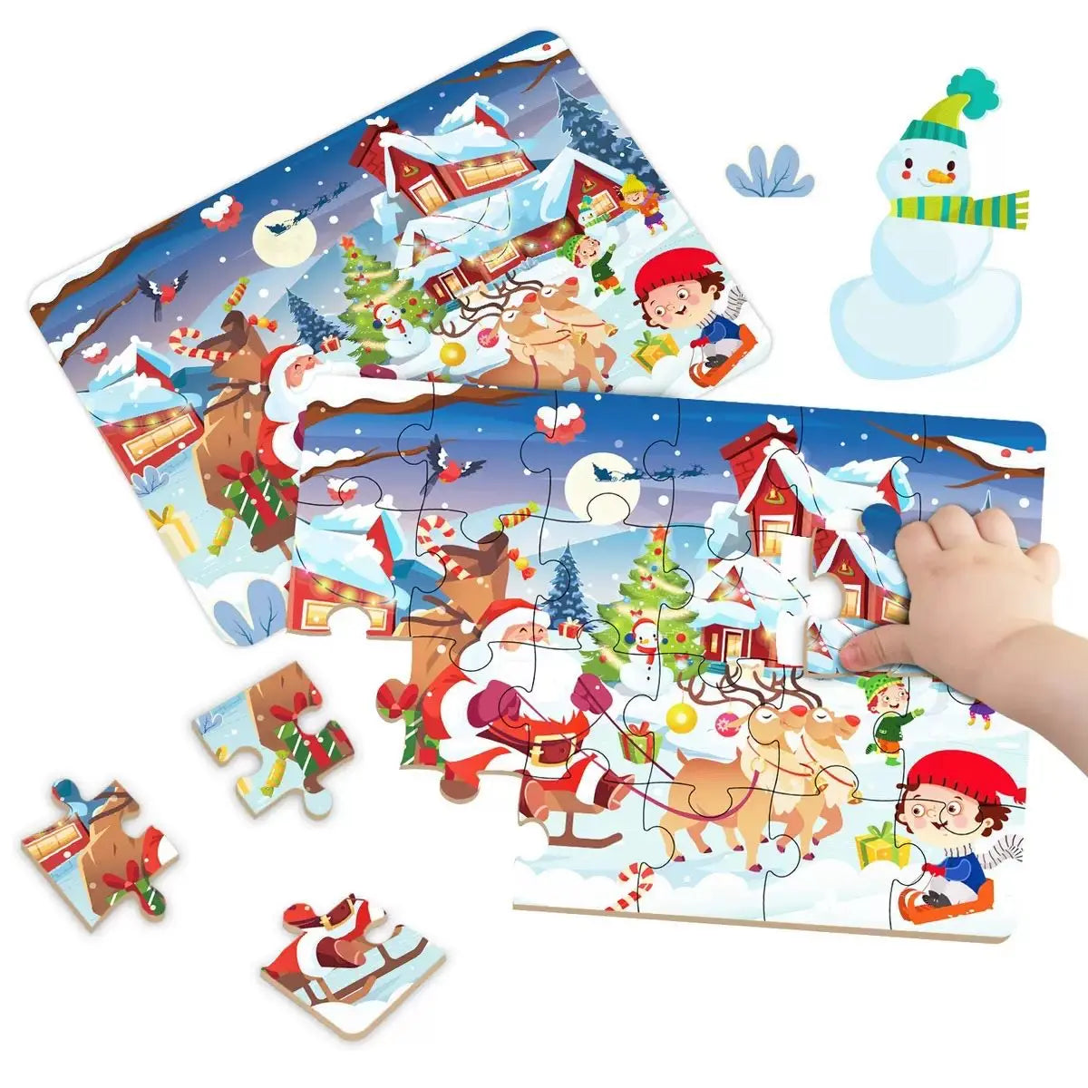 puzzle enfant jungle et mer I boutique1one 1set 7
