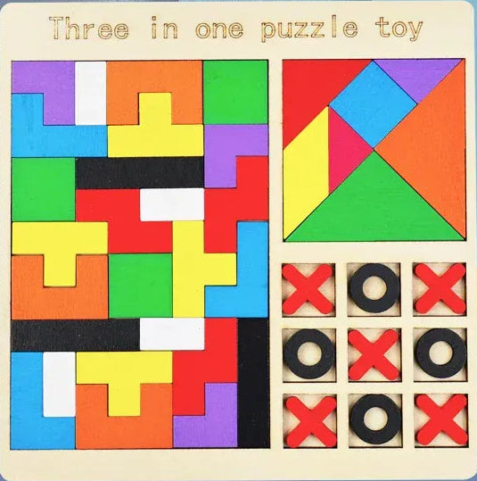 puzzle enfant pour développement cognitif I boutique1one tangram