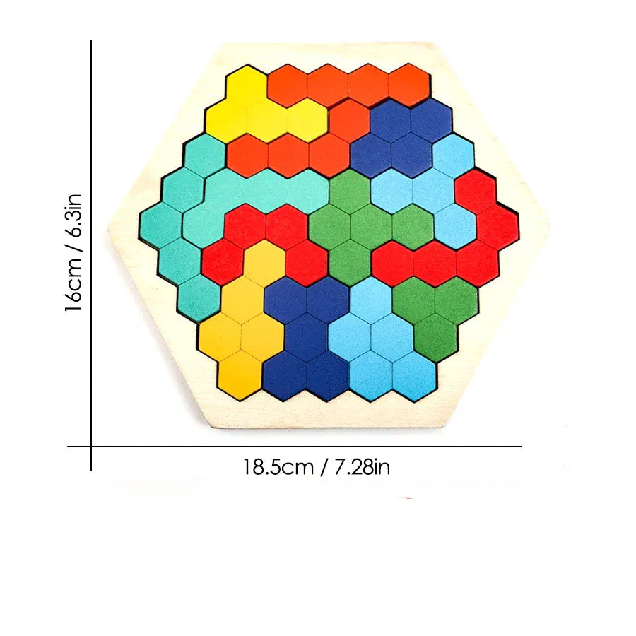 puzzle enfant reflexion I boutique1one L Honeycomb puzzle