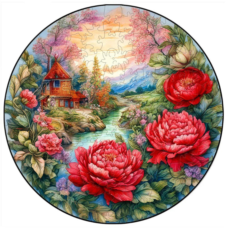 puzzle fleur de cerisier I boutique1one TT-YPAN-6280-A3