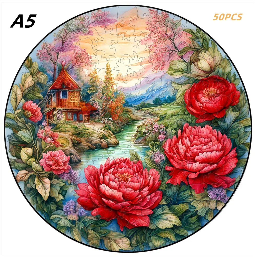 puzzle fleur de cerisier I boutique1one TT-YPAN-6280-A5