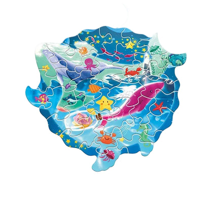 puzzle forme irrégulière I boutique1one LE MONDE MARIN-28 PCS