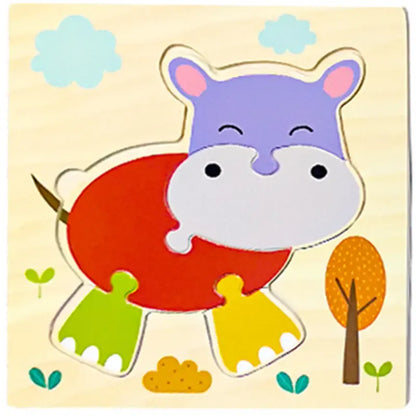 puzzle forme originale I Full Puzzle HIPPOPOTAME