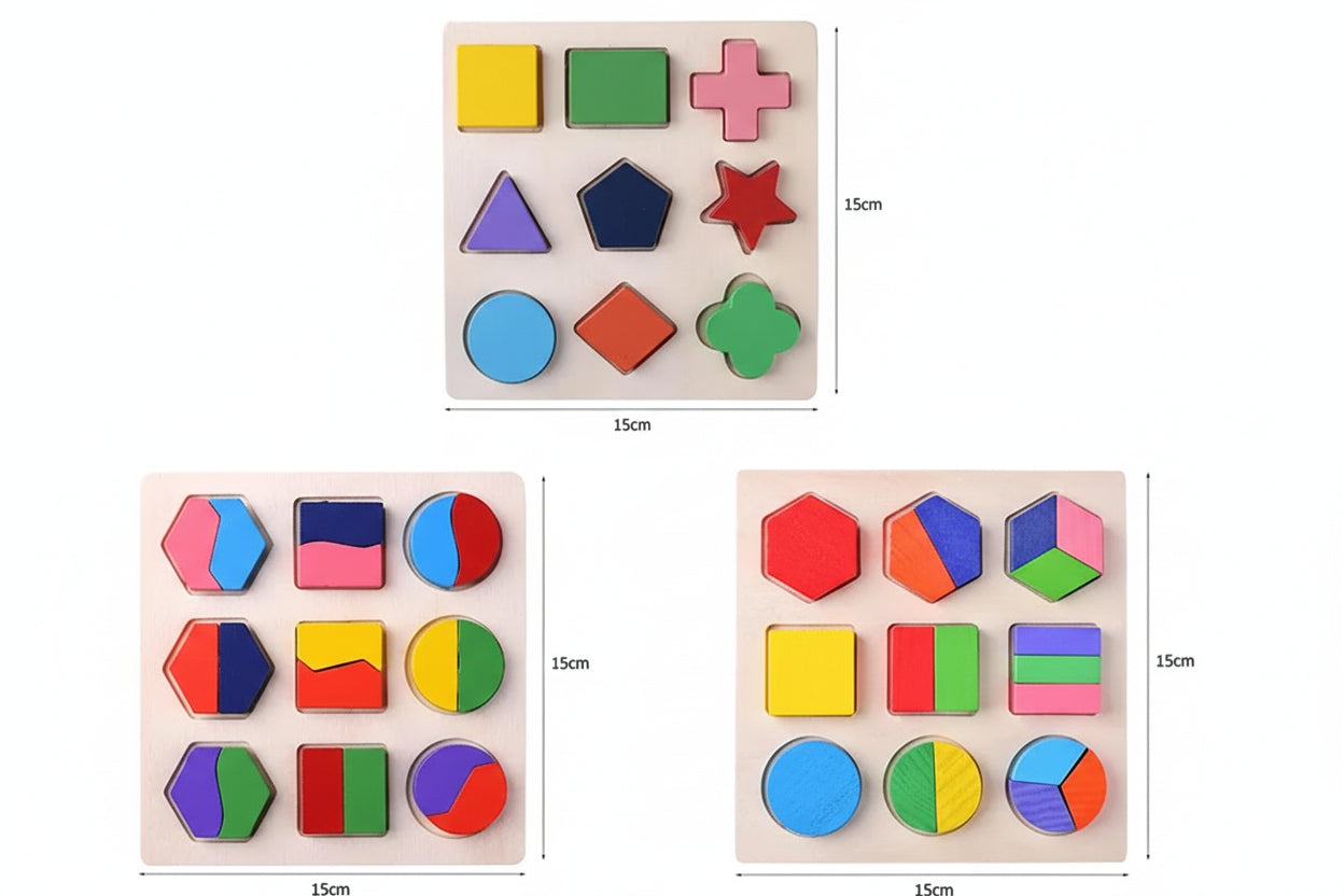 puzzle géométrique coloré I boutique1one