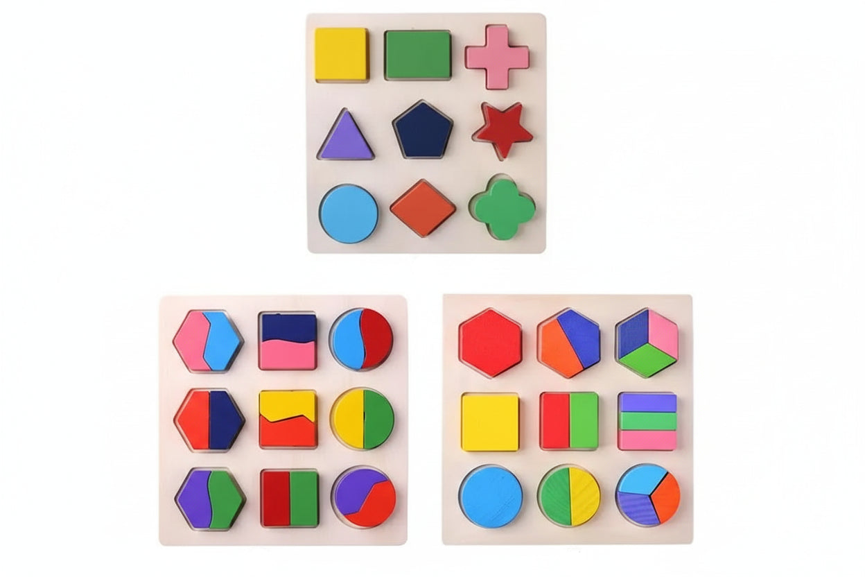 puzzle géométrique coloré I boutique1one