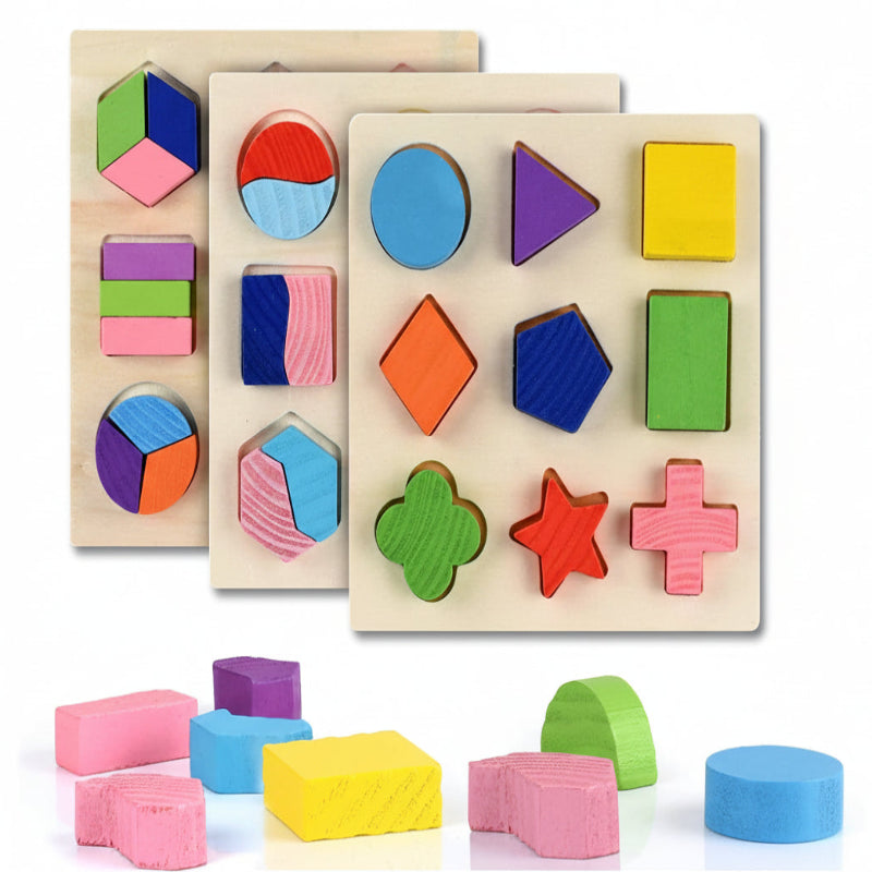 puzzle géométrique coloré I boutique1one