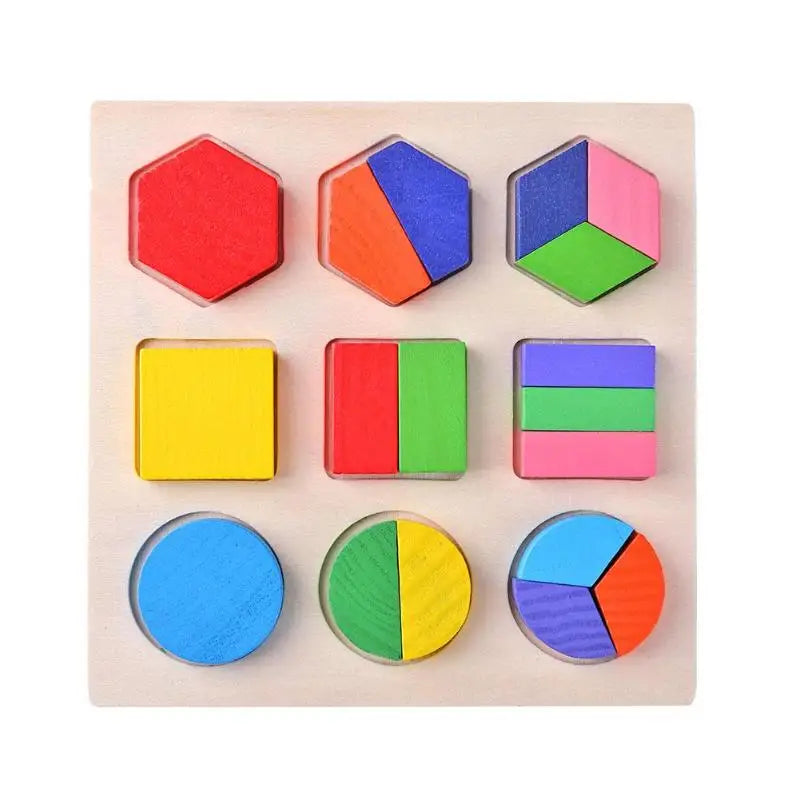 puzzle géométrique coloré I boutique1one C