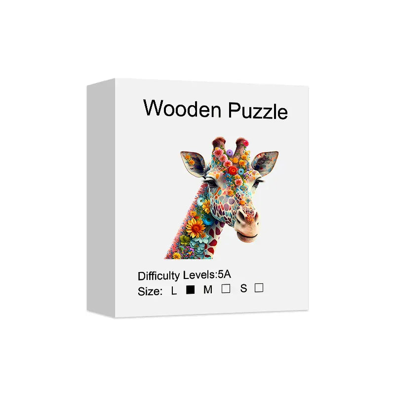puzzle girafe colorée I boutique1one L