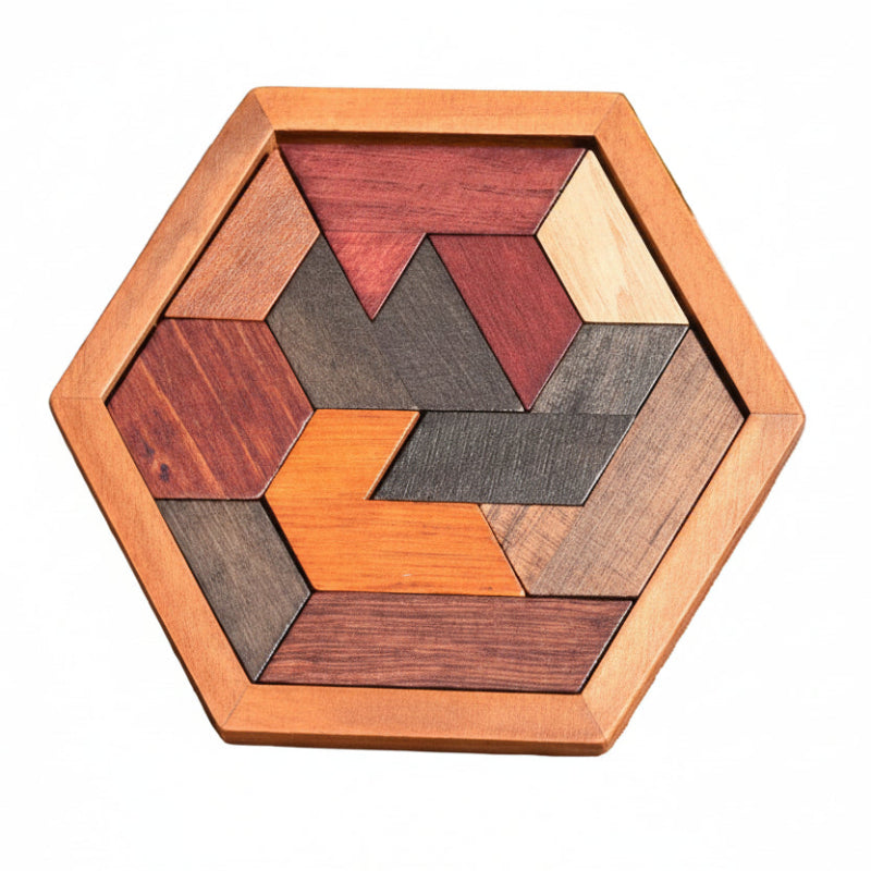puzzle hexagonale impossible I boutique1one Hexagon Tangram