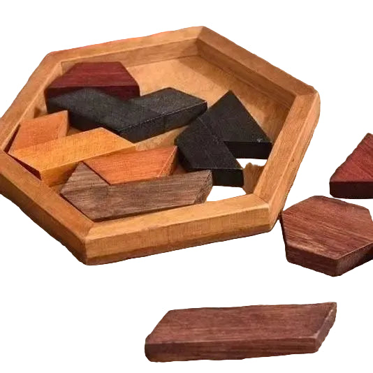 puzzle hexagonale impossible I boutique1one Hexagon Tangram