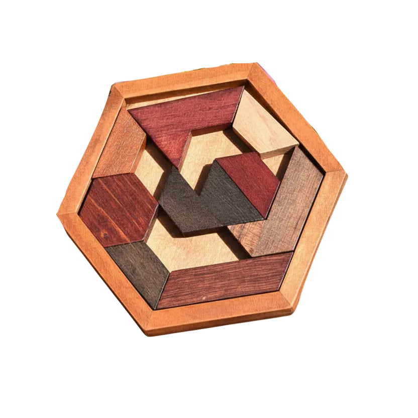 puzzle hexagonale impossible I boutique1one Hexagon Tangram