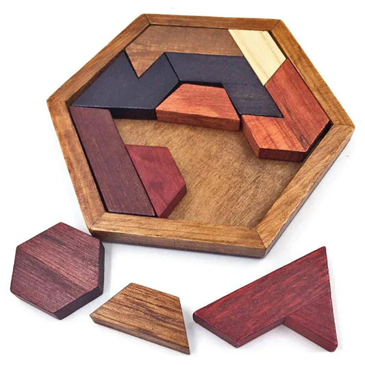 puzzle hexagonale impossible I boutique1one Hexagon Tangram