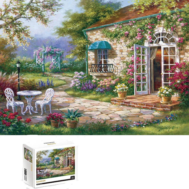 puzzle jardin fleuris I boutique1one 1000 Pieces Garden