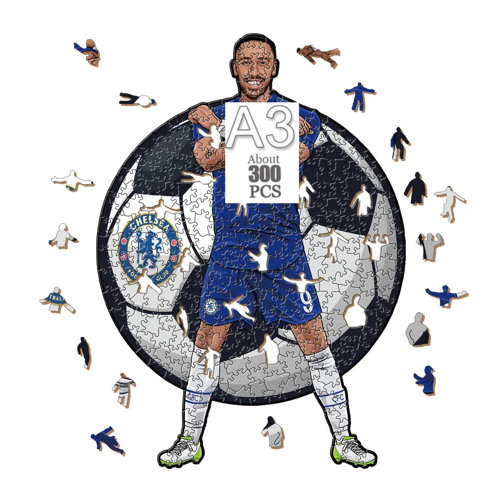puzzle joueur de foot I boutique1one ZQ-ABMY-01-A3